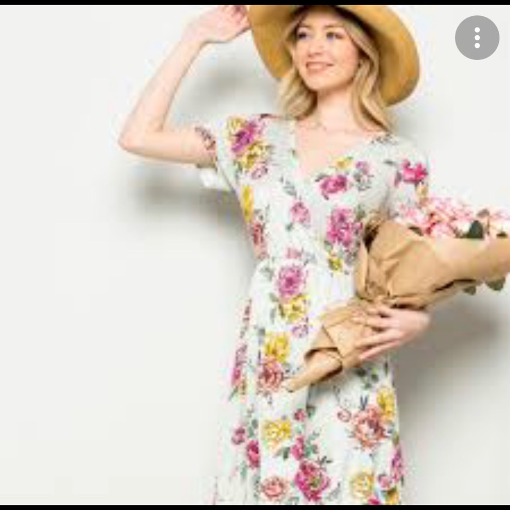 Floral maxi dress